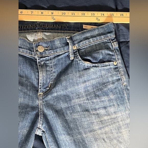 Citizens Of Humanity COH Dani Cropped Straight Blue Ankle Jeans sz 27 - Picture 9 of 15